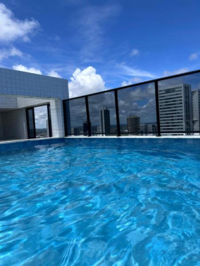 Flat para 4 pessoas em Boa Viagem com Piscina, Wifi 500Mbps, localizado a 350 metros da Praia